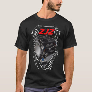 Camiseta 2JZ Motor AWD GE Cars CC Horsepowe Art GTE Twin