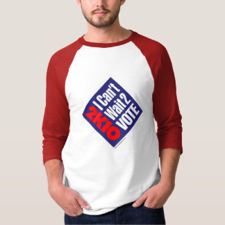 Camiseta 2K10 eu não posso esperar o voto 2