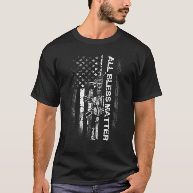 Camiseta 2nd Amendment Right To Bear Arms Gun  3 (Frente)