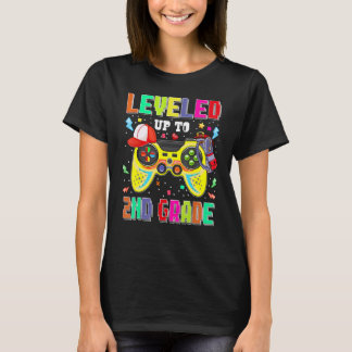Camiseta 2nd Grade Gamer First Day Second Grade Boys Back T