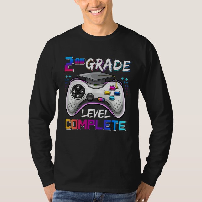 Camiseta 2nd Grade Level Complete Happy Last Day Of School  (Frente)