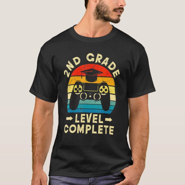 Camiseta 2nd Grade Level Complete Last Day Of School 2023 G (Frente)