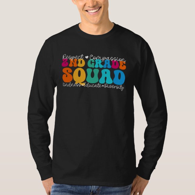 Camiseta 2nd Grade Squad Appreciation Week Back to School (Frente)