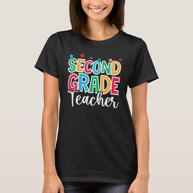 Camiseta 2nd Grade Teacher First Day of School Welcome Back (Frente)