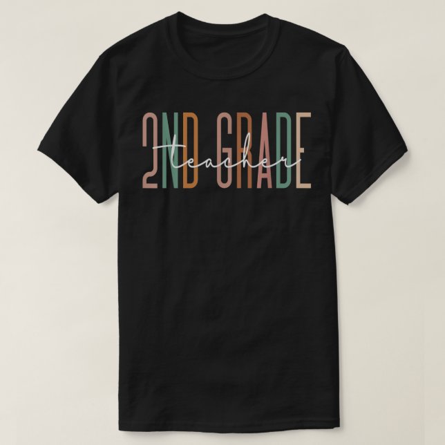 Camiseta 2nd Grade Teacher Second Grade Teacher Team 2nd Gr (Frente do Design)