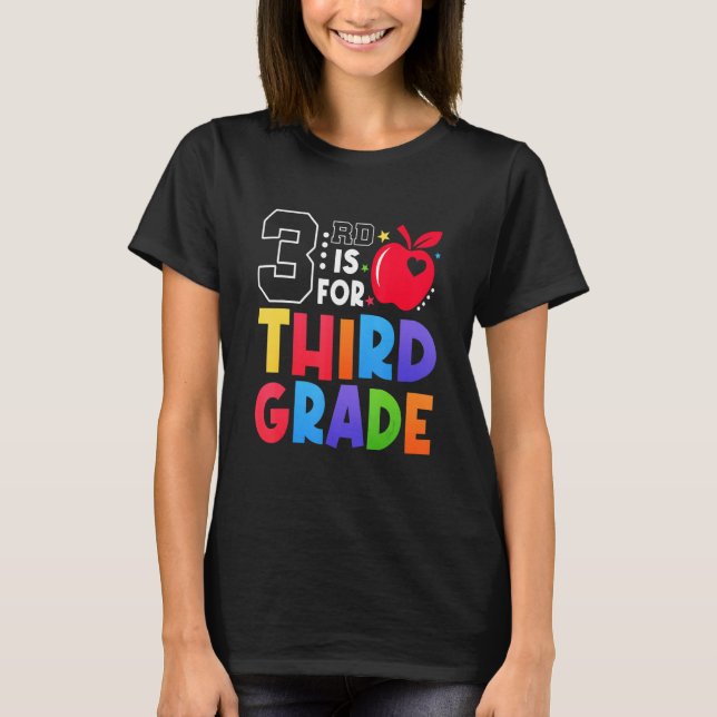 Camiseta 2nd Is For Second Grade Teacher First Day Of Schoo (Frente)