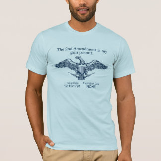 Camiseta 2ndAmendmentGunPermit