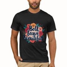 Camiseta 2T Ousada, Corajosa e Linda