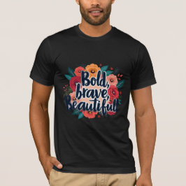 Camiseta 2T Ousada, Corajosa e Linda