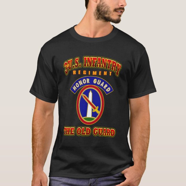 Camiseta 3ª Infantaria Americana Honra Guarda A Antiga Guar (Frente)