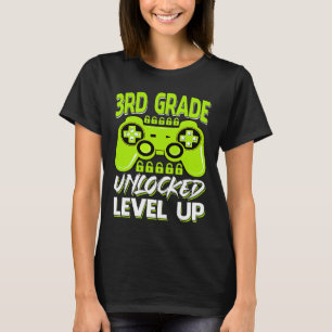 Camiseta 3ª Série Desbloqueada Subiu de Level Video Gamer D