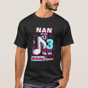 Camiseta 3º Aniversário Musical Da NAN Queen