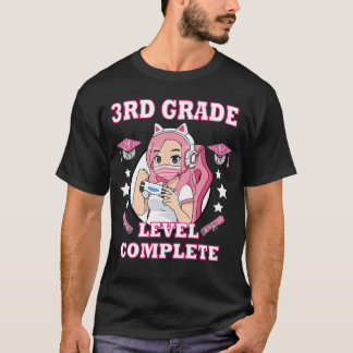 Camiseta 3º ano completo divertido graduação de jogos a