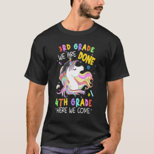 Camiseta 3º ano, concluímos a graduação - Unicórnio mágico 