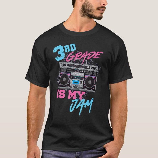 Camiseta 3º ano é a minha rua de professor de boombox dos a (Frente)