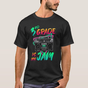 Camiseta 3º ano é minha escola de boombox dos anos 80, Jam 