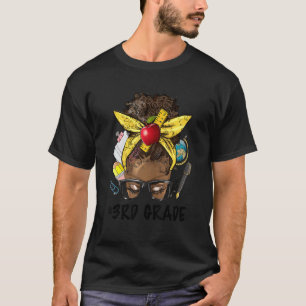 Camiseta 3º ano, Messaging Bun Afro-3º ano, América African