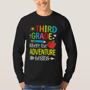 Camiseta 3º ano Onde a Aventura Começa Terceiro Aluno