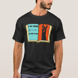 Camiseta 3º ano sem prob Llama primeiro dia de aula s