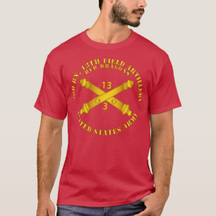 Camiseta 3º Bn - Regimento de Artilharia de Campo 13 Red Dr