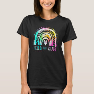 Camiseta 3º Graduado Alô 4º Grau Tie Dye Rainbo