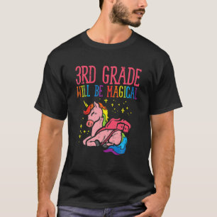 Camiseta 3º Grau, 3º Trimestre, Unicórnio Mágico Primei