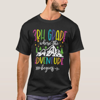 Camiseta 3º Grau Em Que A Aventura Começa De Volta À Escola