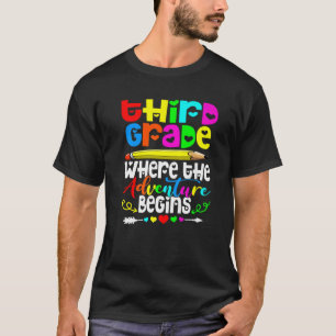 Camiseta 3º Grau Quando A Aventura Começa No Terceiro Grau