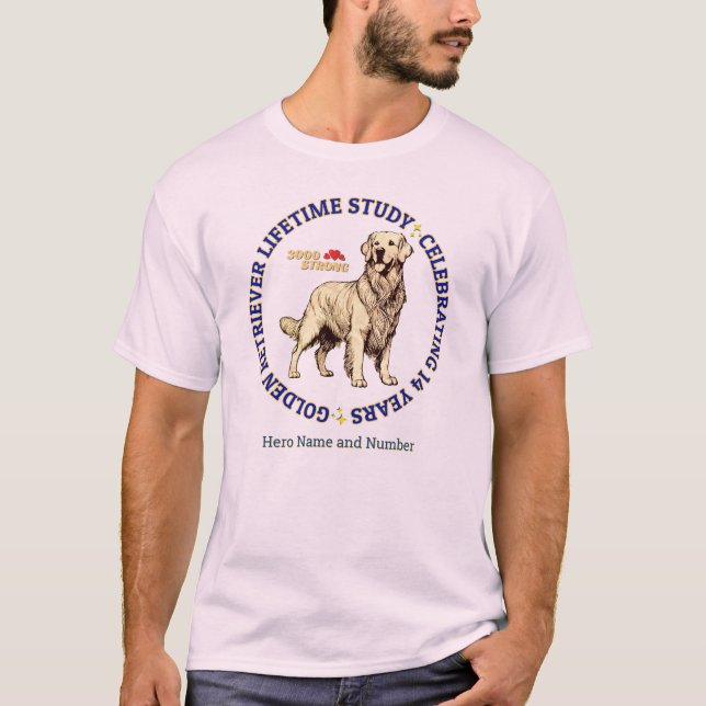 Camiseta 3000 Fortes Luz Dourada em Pé (Frente)