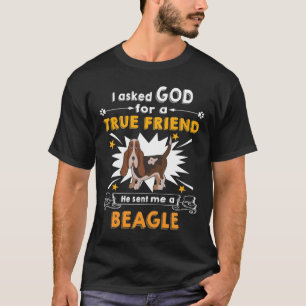 Camiseta 302 Perguntado a Deus - Amigo Verdadeiro - Um Beag