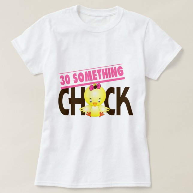 Camiseta 30-Algo pintinho 1 (Frente do Design)