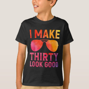 Camiseta 30 Anos De Idade Citam Gráficos Engraçados 30 B-