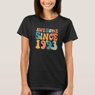Camiseta 30 Anos De Idade Incrível Desde 1993 aniversário d