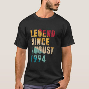 Camiseta 30 Anos De Idade Oferece Legenda Desde Agosto De 1