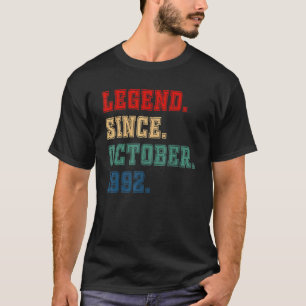 Camiseta 30 Anos De Legenda Desde Outubro De 1992 Nasciment