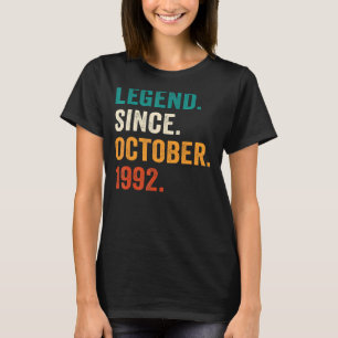 Camiseta 30 Anos De Legenda Desde Outubro De 1992 Nasciment
