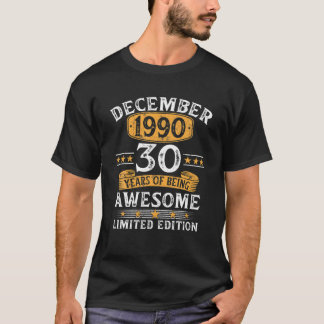 Camiseta 30 anos Vintage 30 Birt