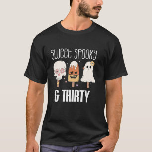 Camiseta 30 Bday Shirt Sweet Spooky Trinta Caveira Ghost Ic