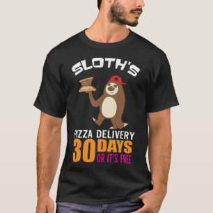 Camiseta 30 dias ou é entrega de pizza grátis Engraçado