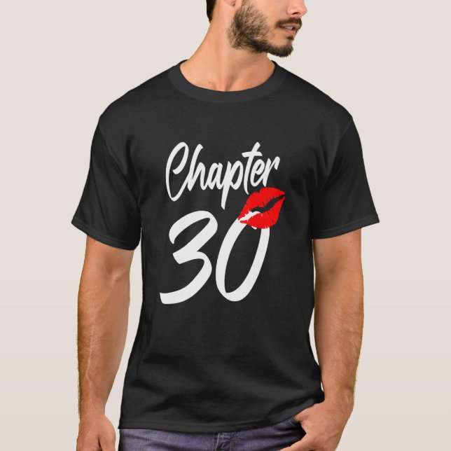 Camiseta 30 Happy Birthday Lábios Girl Capítulo 30 Anos (Frente)