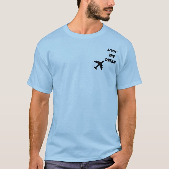 Camiseta 30 no piloto de 7 linhas aéreas (Frente)
