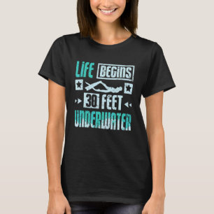 Camiseta 30 Pés Abaixo da Água Apneia