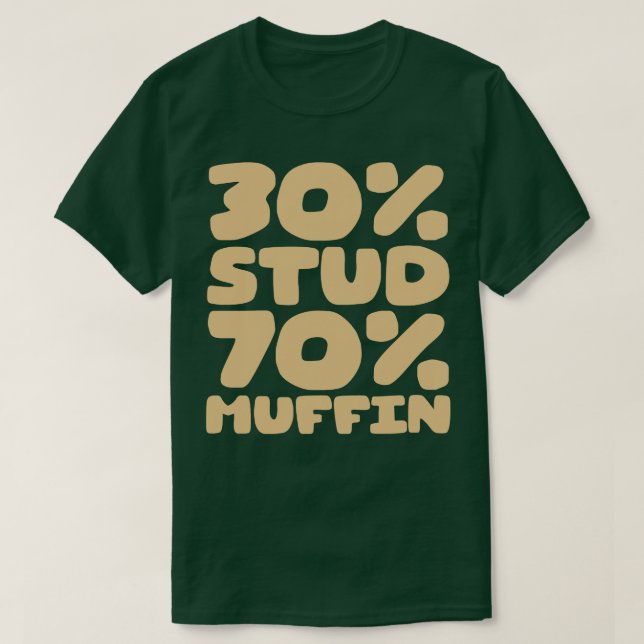 Camiseta 30 Stud 70 Muffin (Frente do Design)