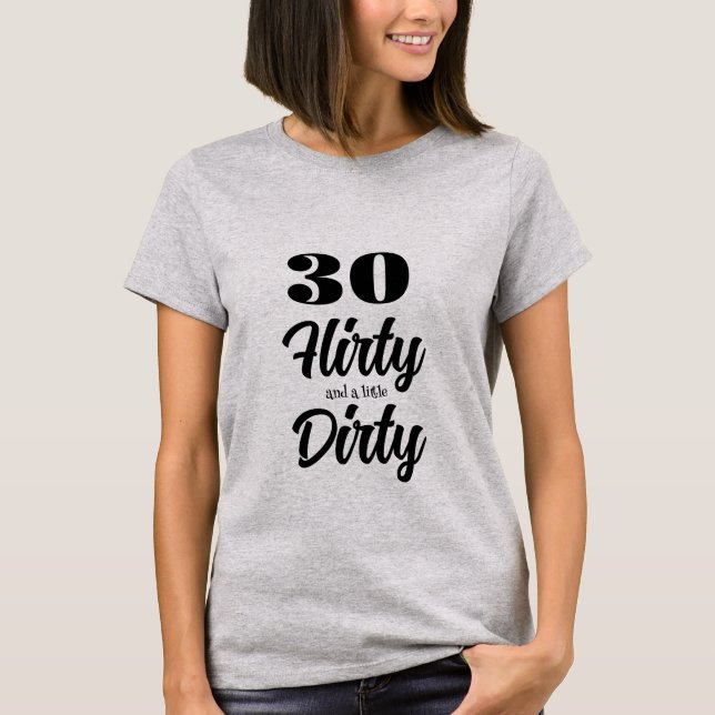 Camiseta 30 T-Shirt suave (Frente)