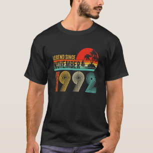 Camiseta 30 Year Old Vintage Legend Since November 1992 30t