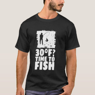 Camiseta 30F Hora de Pescar Pesca no Gelo