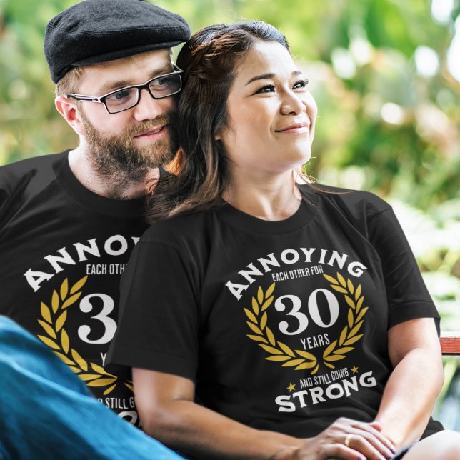 Camiseta 30th Anniversary Tee Gift for couples (Criador carregado)