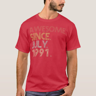Camiseta 31ª Festa de aniversário, 31 Anos, Incrível Desde