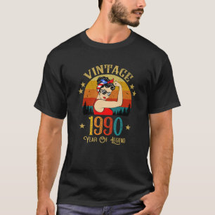 Camiseta 31º Aniversário Com 31 Anos De Idade Para As Mul