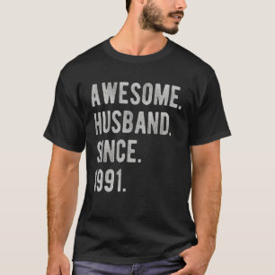 Camiseta 31º Aniversário De Casamento Para Ele Espetacular